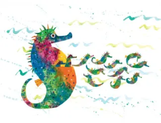 Figura 1.3. Ilustração do livro O senhor cavalo-marinho (Eric Carle, 2011) 