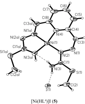 Fig. 2. Molecular structure of the complex 5