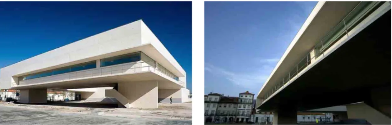 FIG. 3.3 – Exterior da Biblioteca Municipal de Viana do Castelo, Portugal, 2002-2006. Arquitecto  Álvaro Siza Vieira 