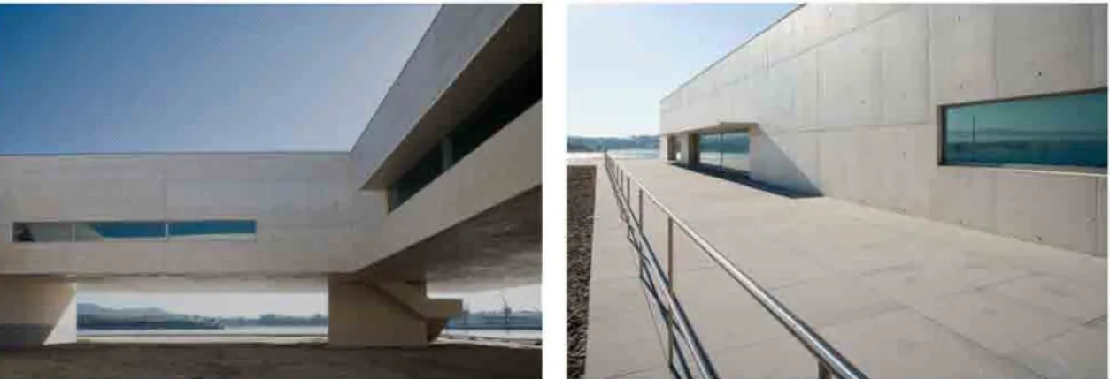 FIG. 3.6 – Exterior da Biblioteca Municipal de Viana do Castelo, Portugal, 2002-2006. Arquitecto  Álvaro Siza Vieira 