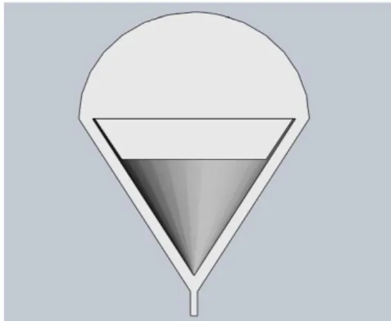 Figure 3. 3-D model of hemispherical head solar still in solid works 2012 software 