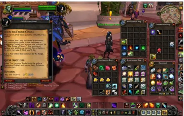 Figura 2.1 – Screenshot do jogo World of Warcraft. 1