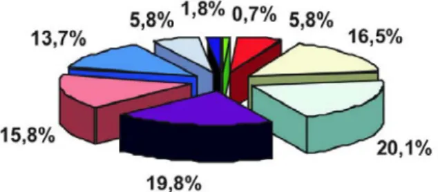 Figura 1. Distribuição percentual dos Concelhos, segundo os escalões do IDES