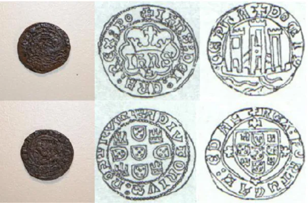 Fig. 7 – Numisma de D. João I recunhado em época de D. Afonso V 