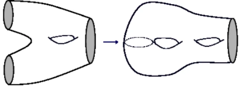 Figure 2.1: Self-gluing of an object