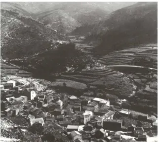 Fig. 7 – Alvoco da Serra - demonstra a relação da Vila com o território.  