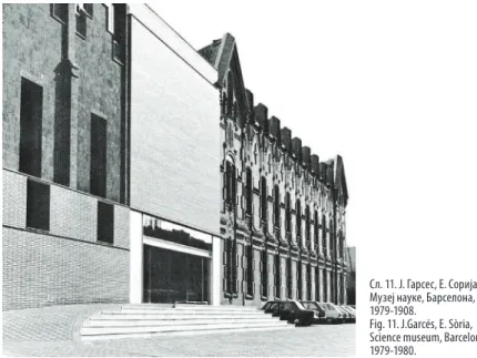 Fig. 11. J.Garcés, E. Sòria,  Science museum, Barcelona,  1979-1980.