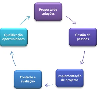 Ilustração 11. Cadeia de valor de serviços profissionais  (elaboração própria).