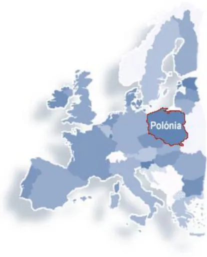 Fig. 2.1 – Localização da Polónia na Europa 