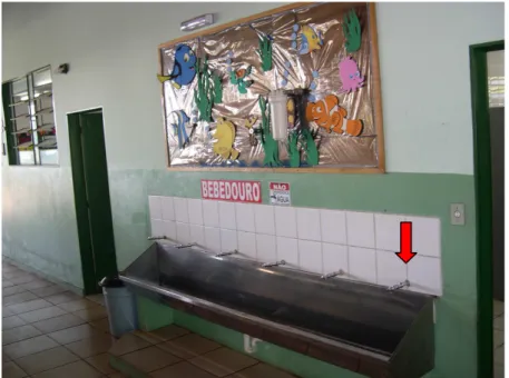Figura 4. Bebedouro de água em escola pública municipal de  ensino infantil de Ribeirão Preto – SP 
