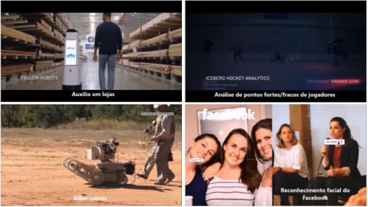 Figure 2.2 - Screenshot segments of Video #2