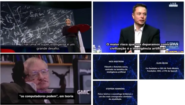 Figure 2.3 - Screenshot segments of Video #3