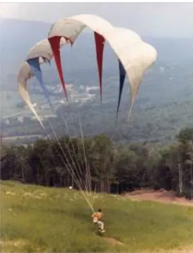 Figura 1- Aterragem de David Barish na montanha Hunter, N.Y. em 1965. [3]