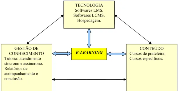 Figura 6 - Os pilares do e-learning. 