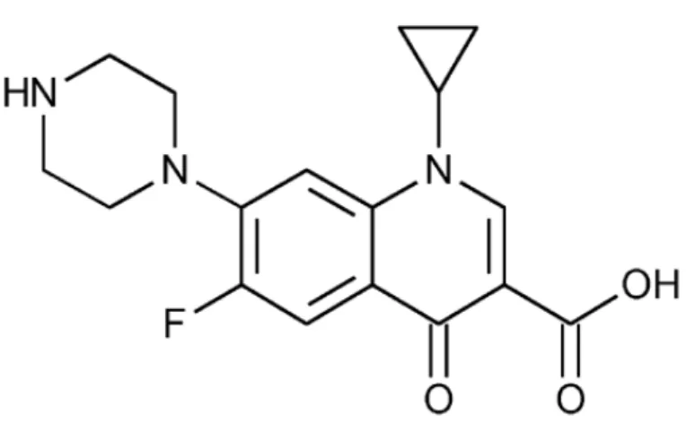 Figura 3. Ciprofloxacino 