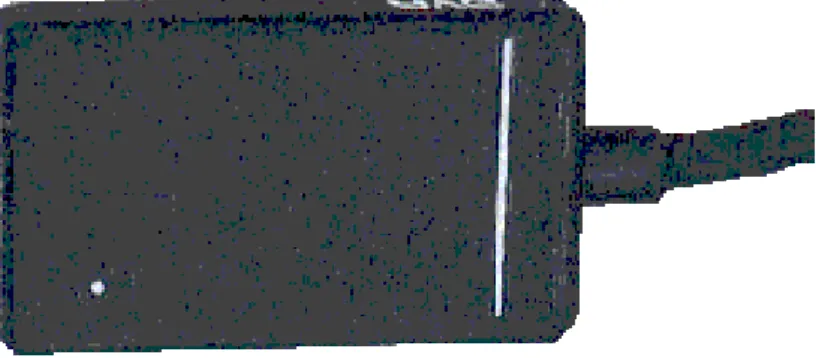Figura 4.5 - Sensor intra-bucal do RVG utilizado para os procedimentos radiográficos digitais  