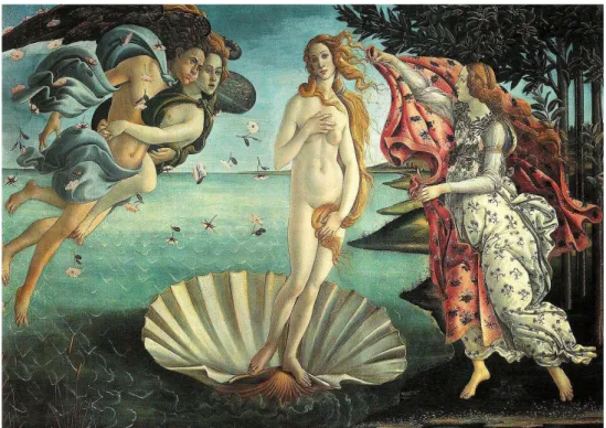 Figura 2 – “A primavera – O nascimento de Vênus”, 1486, de Botticelli 