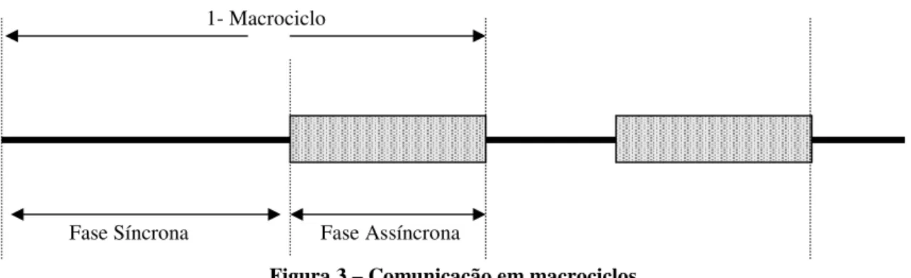 Figura 3 – Comunicação em macrociclos 
