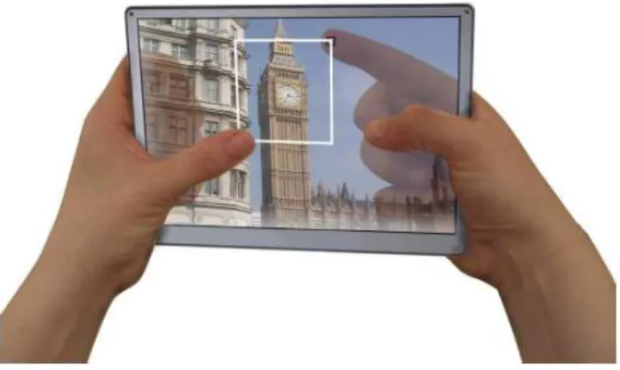 Figure 2.6: Lucid Touch: a conceptual sketch
