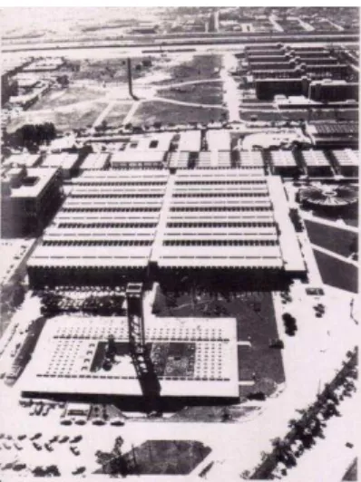 FIGURA 05  –  Vista aérea do Instituto quando da sua construção. Fonte: Simões (1989)