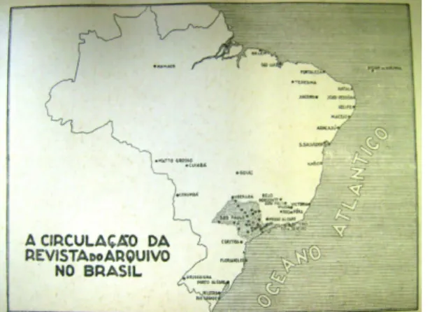 Figura 2: Mapa de distribuição da  RAM nas várias regiões  brasileiras 