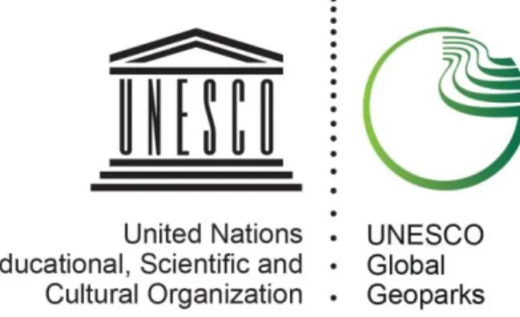 Figura 2: Logomarca oficial do Programa de Geoparques da UNESCO. Fonte: unesco.org 