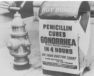 Figura 2. A chegada da Penicilina foi acompanhada por uma grande euforia, levando a  produção e uso descontrolado desse antibiótico
