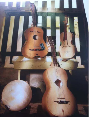 Foto 1 - instrumentos de Eugênio dos Santos, Paranaguá, PR. 