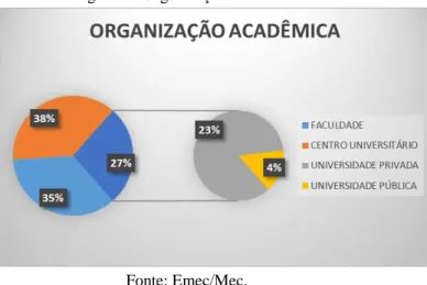 Figura 1 - Organização acadêmica 