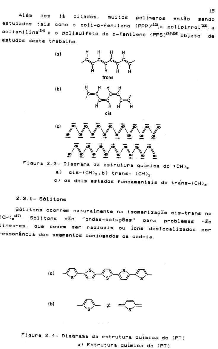 Figura 2.4- Diagrama da estrutura Quimica do (PT) a) Estrutura QUlmica do (PT)