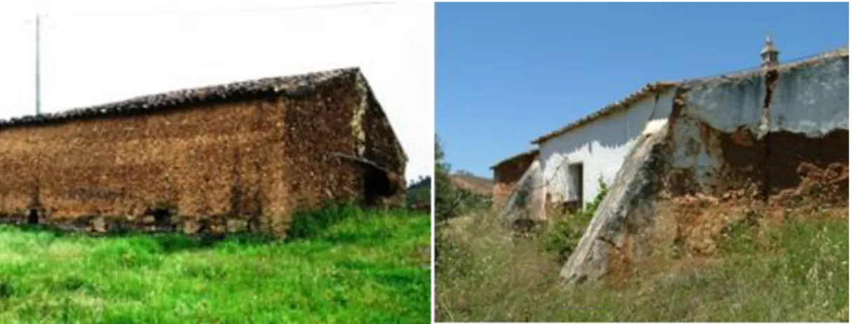 Figura 4: Construções tradicionais em taipa, no concelho de Silves 