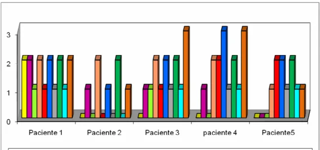 Gráfico 3: Análise da Aquisição Motora de MMII dos Pacientes Ativos  