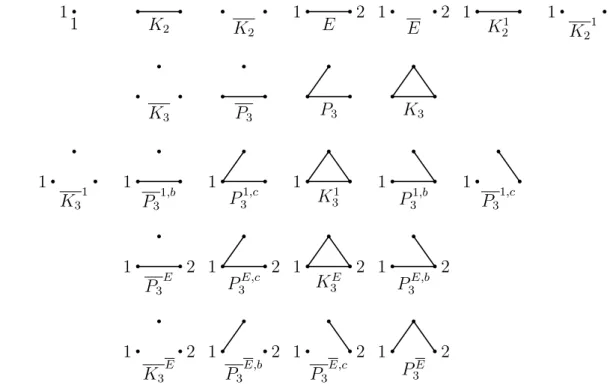 Figure 1.1: Models, types and flags in the Theory of graphs.