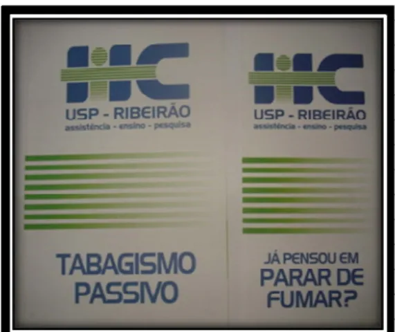Figura 1: capa do folheto de instrução do programa de cessação de fumo. 