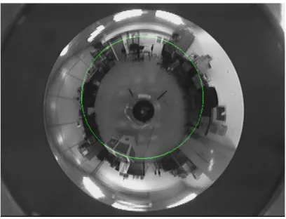 Figura 11 - Curva epipolar correspondente ao ponto selecionado na primeira  imagem. 