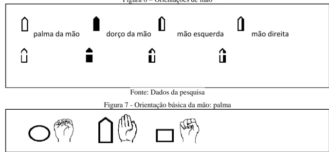Figura 6 – Orientações de mão 