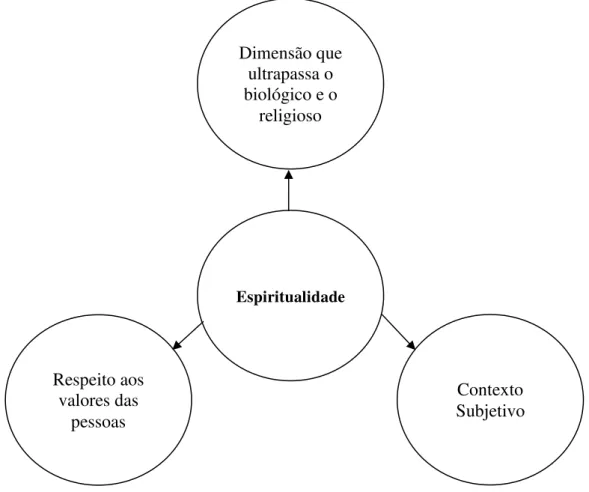 Figura 6:  Categorização das respostas dos participantes sobre o entendimento da  espiritualidade