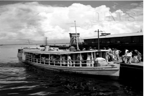 Figura 04: Imigrantes chegando no Porto de Manaus na década de 1940. Foto: Marcel Goutherot