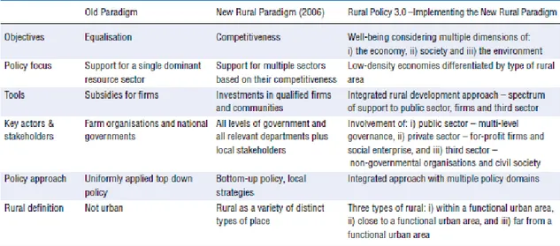 Figura III.1. Evolução da Politica Rural 