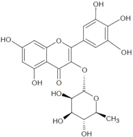 Figura 5: Estrutura química da Miricitrina. 