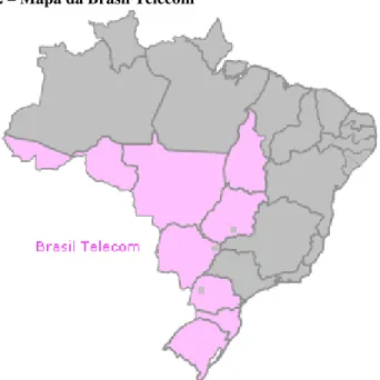 Figura 2 – Mapa da Brasil Telecom 
