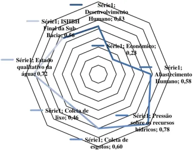 Gráfico 1 – Biograma geral das categorias/dimensões analisadas  Fonte: Elaboração própria a partir dos dados da pesquisa