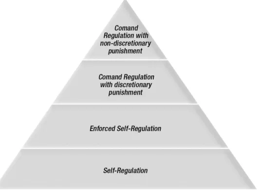 Figura 6  - Pirâmide de Estratégias Regulatórias 
