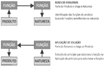 Figura 6 - Analogia entre funções do produto e da natureza Fonte: (DETANICO, 2011)