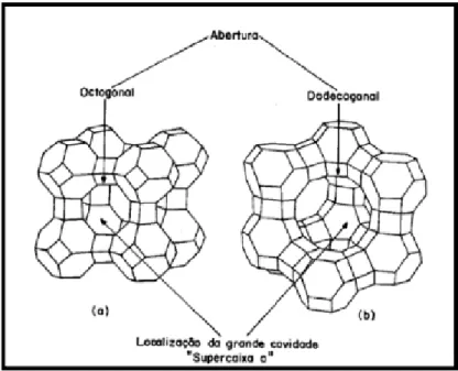 Figura 1.8 – Estrutura microporosa da zeolita. 