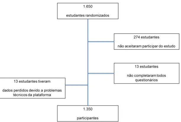 Figura 3 - Fluxograma de perdas e número de participantes do Projeto VERAS 