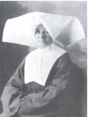 Figura 4. Irmã Inchelin (1861-1940) envergando o uniforme das Filhas de Caridade de São Vicente de Paulo 