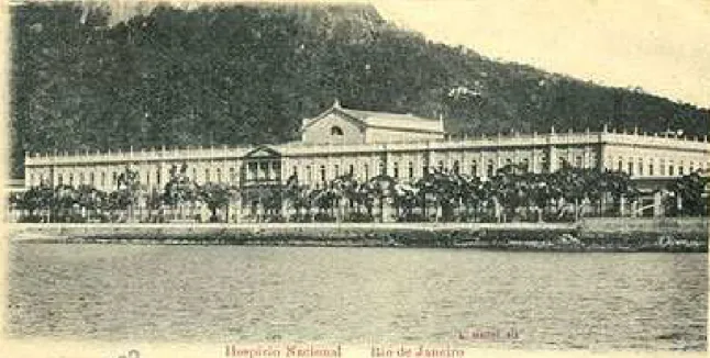 Figura 10. Hospício Nacional de Alienados e Praia da Saudade em 1903, antigo Hospício Pedro II
