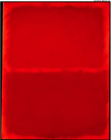 Figura 2 – Mark Rothko, Orange, red, orange, óleo sobre papel, 73 x 52 cm, 1962 11 .
