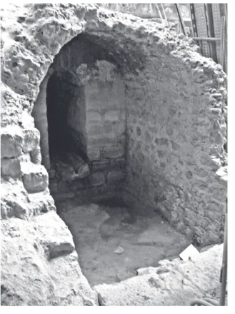 Fig. 7 – Fonte monumental na fachada ocidental do forum de Aeminium